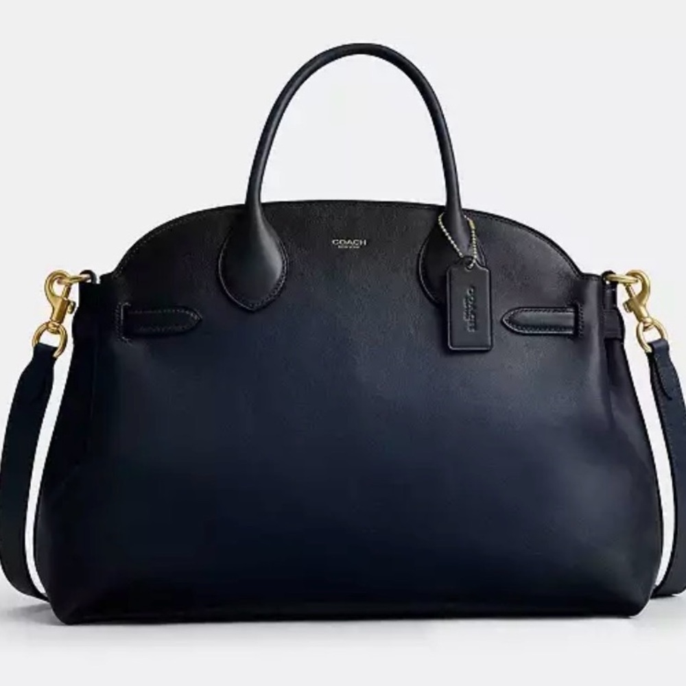 Coach Soft Empire Carryall 40 Dark Navy/Brass